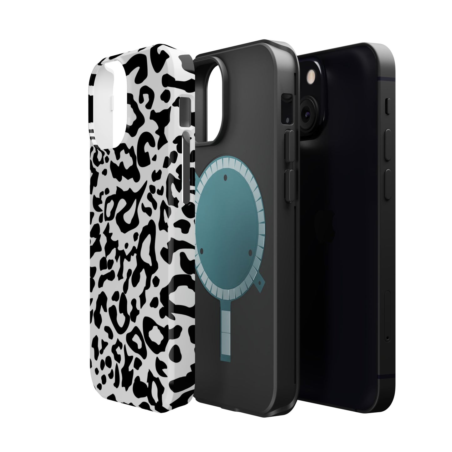 Leopard Print Magnetic Impact-Resistant Phone Case