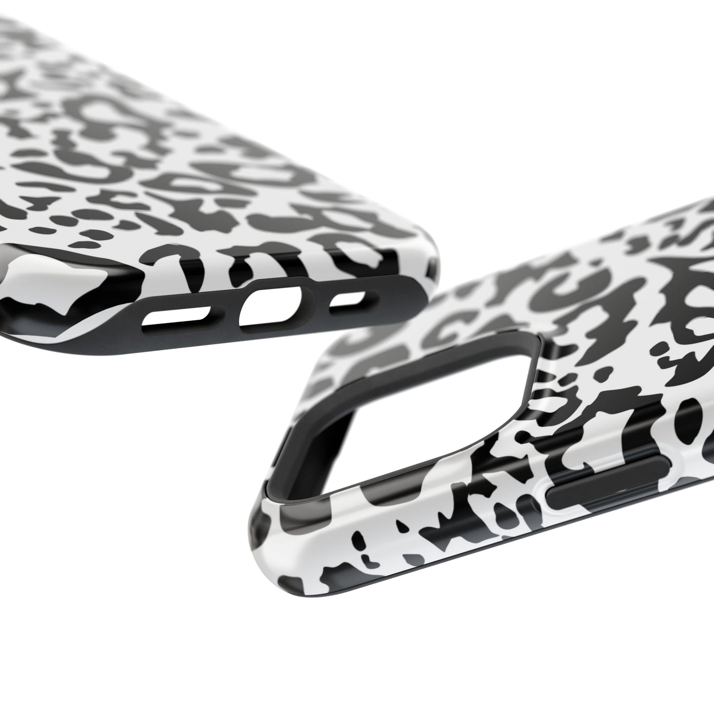 Leopard Print Magnetic Impact-Resistant Phone Case