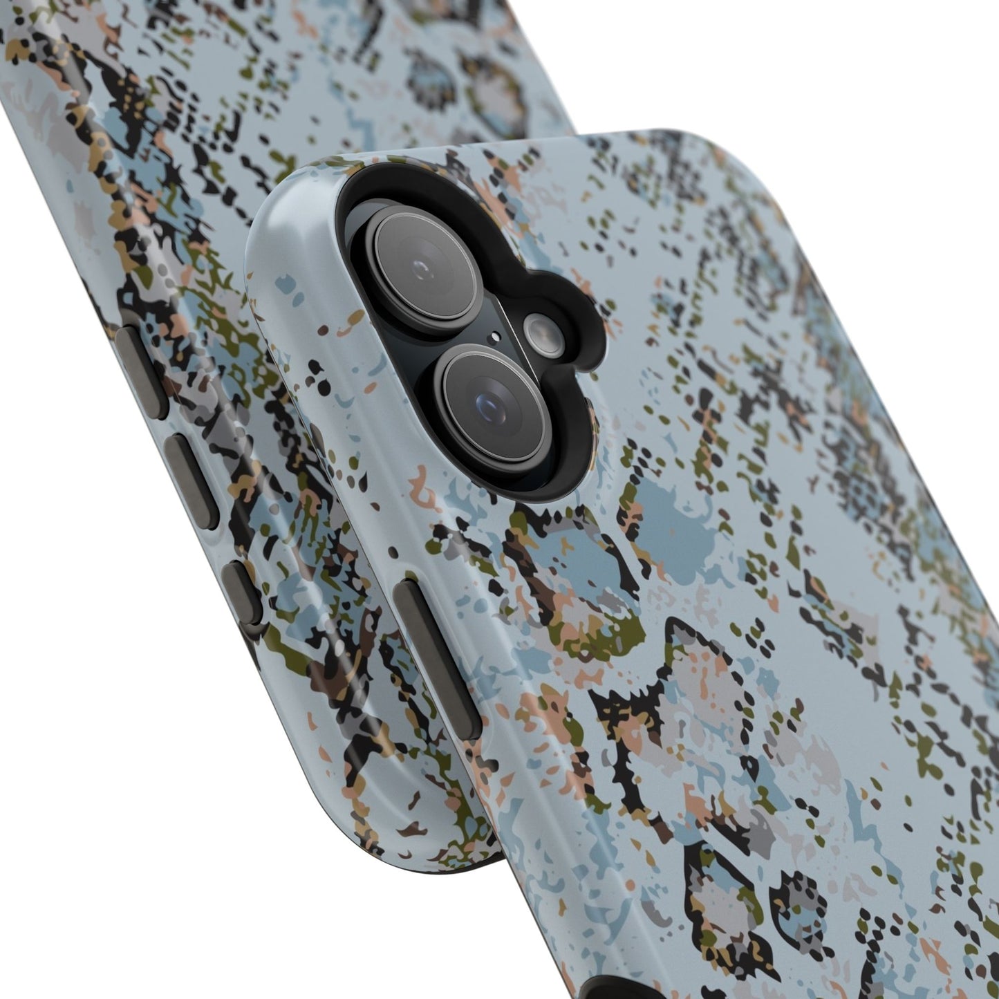 Blue Snake Skin Magnetic Impact Phone Case