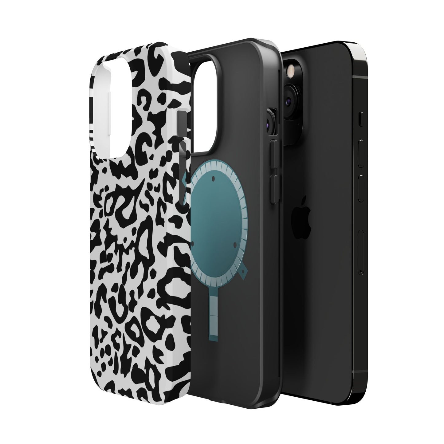 Leopard Print Magnetic Impact-Resistant Phone Case