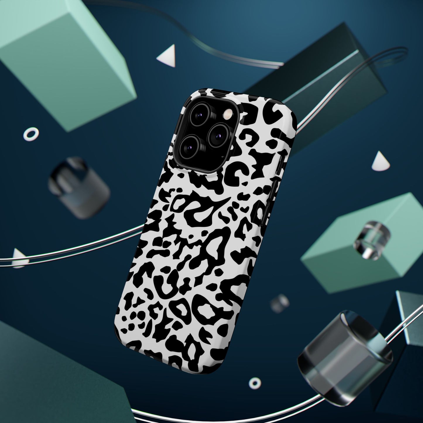Leopard Print Magnetic Impact-Resistant Phone Case