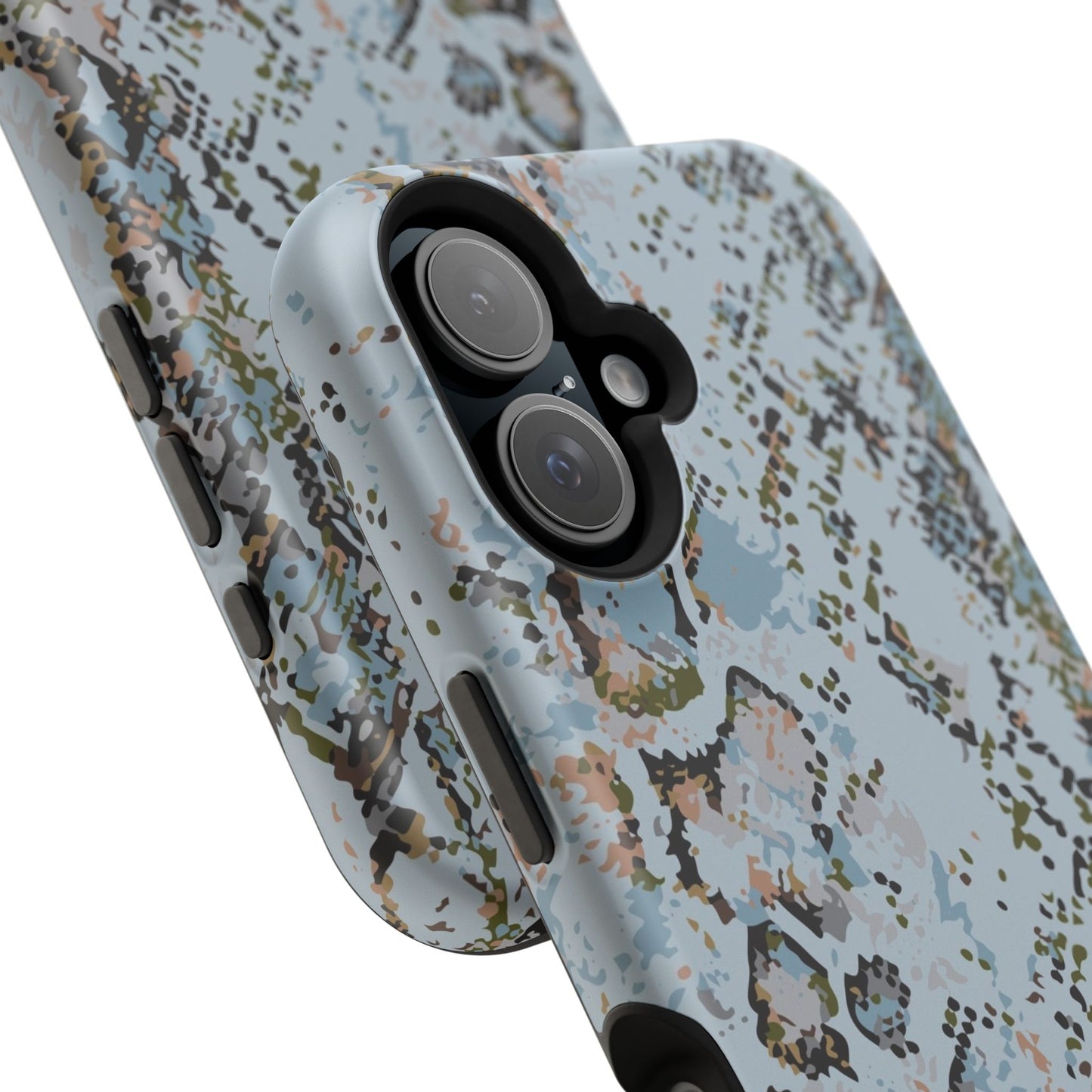 Blue Snake Skin Magnetic Impact Phone Case
