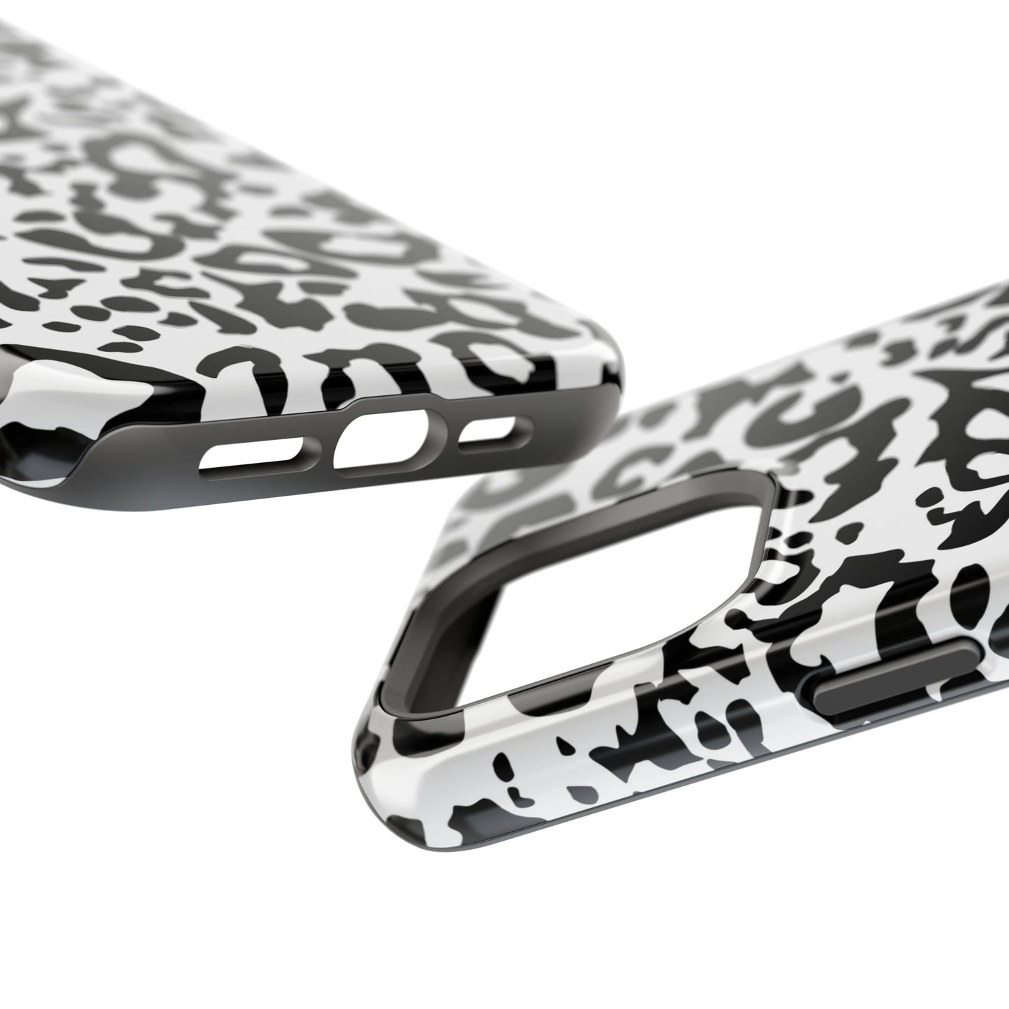 Leopard Print Magnetic Impact-Resistant Phone Case