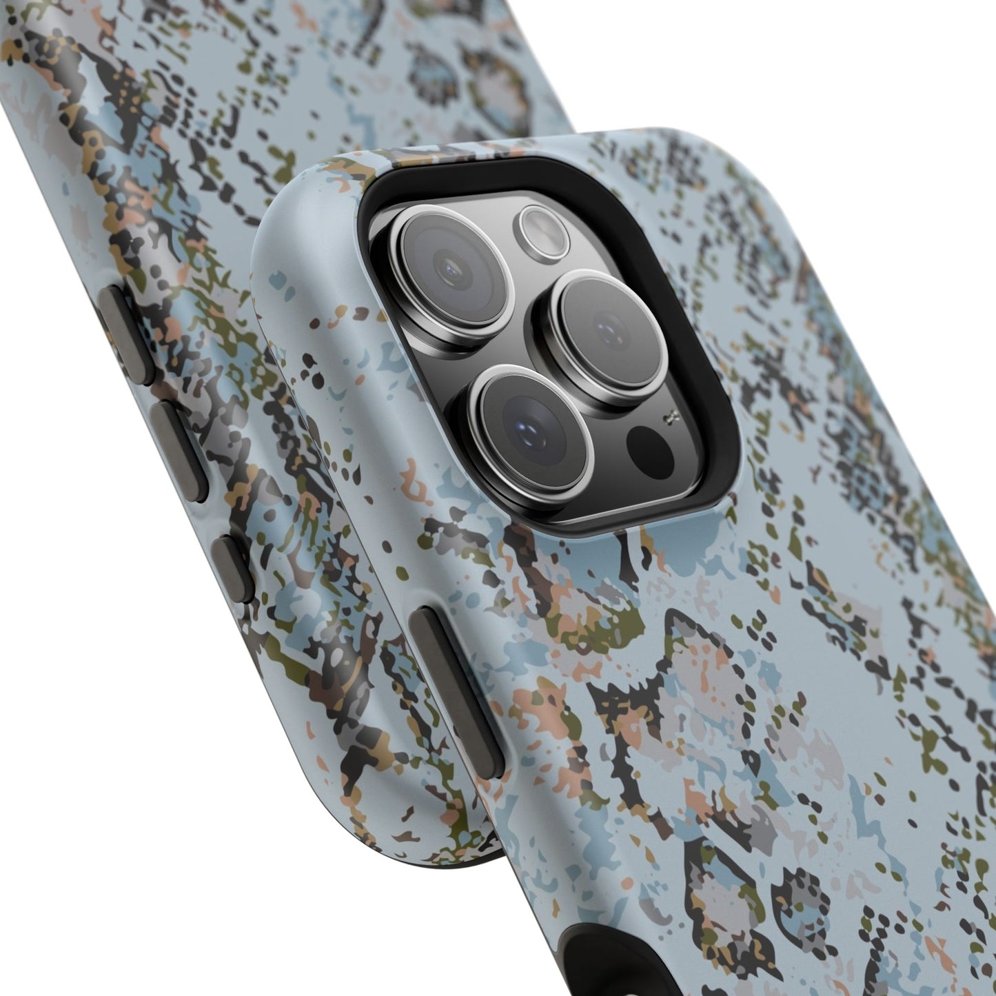 Blue Snake Skin Magnetic Impact Phone Case