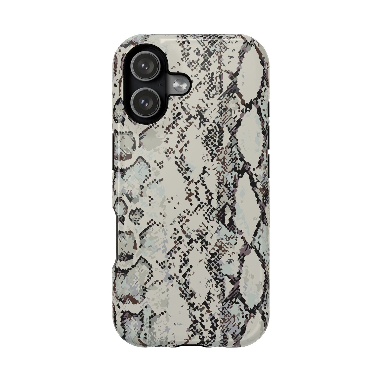 Snake Print Magnetic Impact-Resistant Phone Case