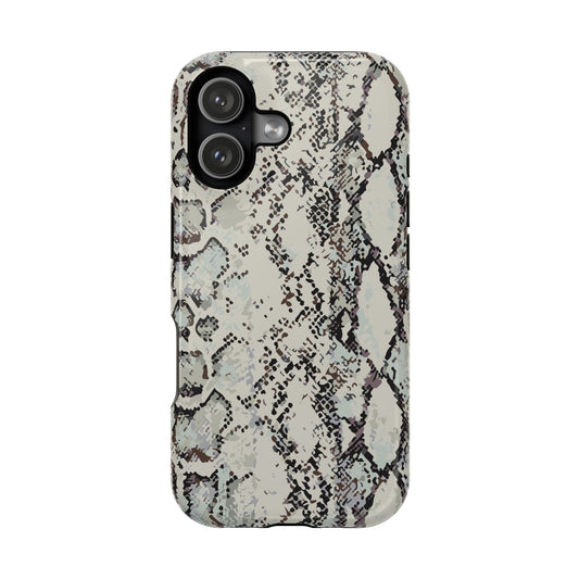 Snake Print Magnetic Impact-Resistant Phone Case