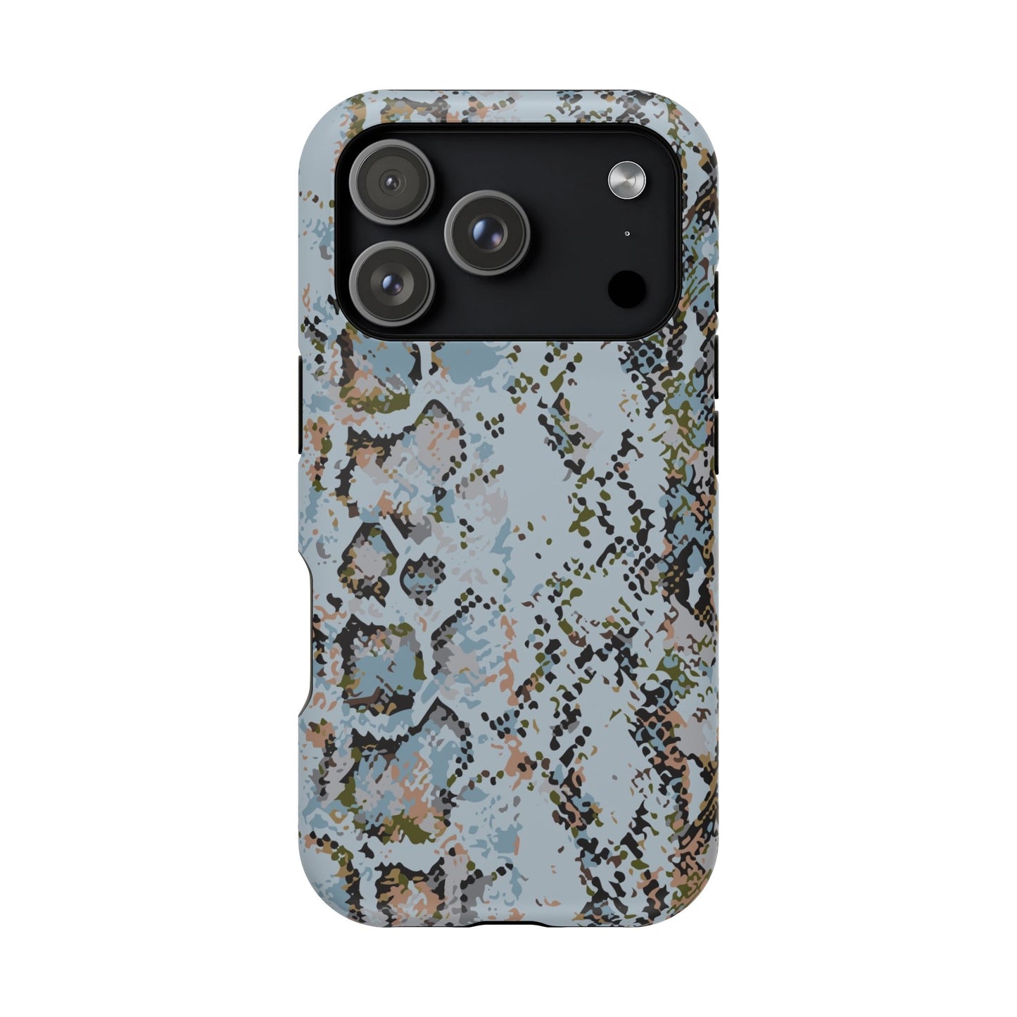 Blue Snake Skin Magnetic Impact Phone Case