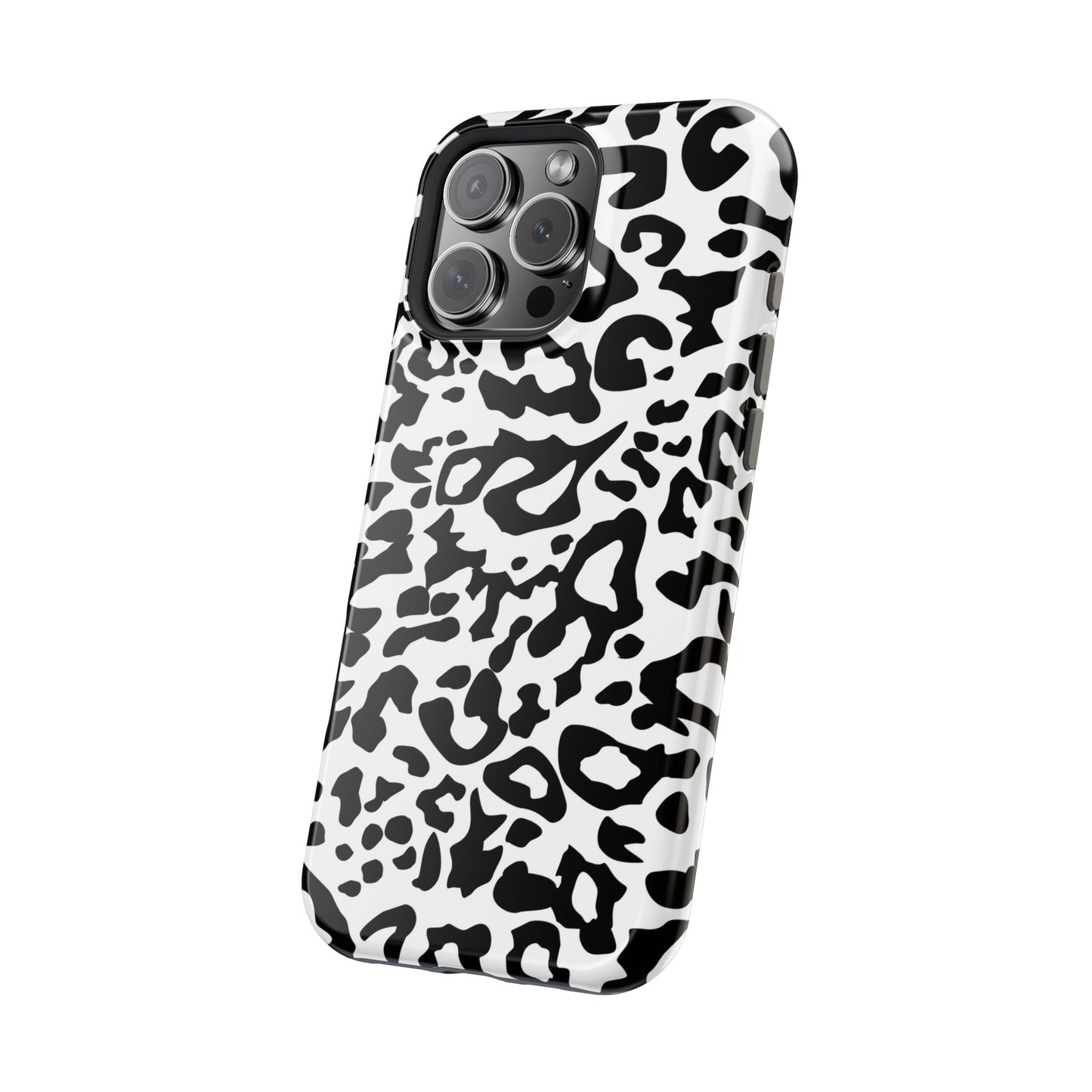 Leopard Print Magnetic Impact-Resistant Phone Case
