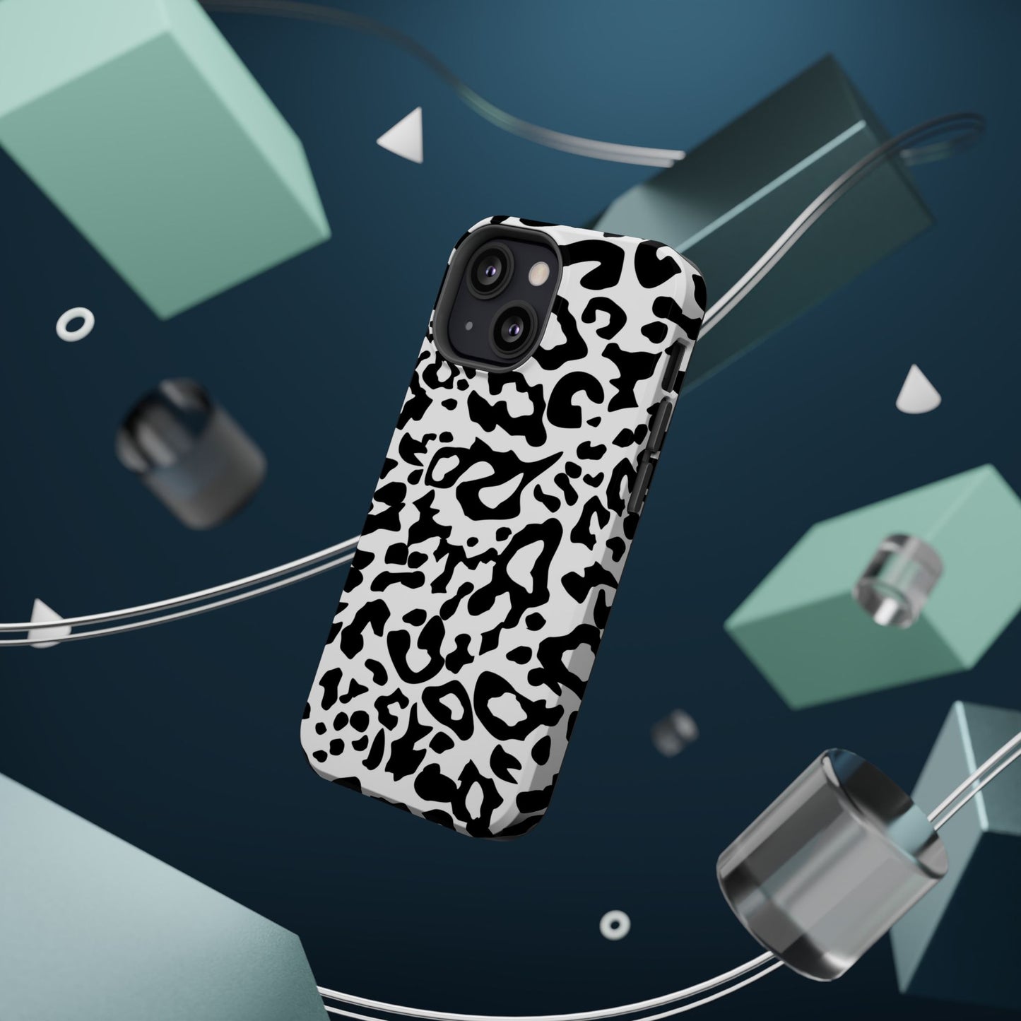 Leopard Print Magnetic Impact-Resistant Phone Case