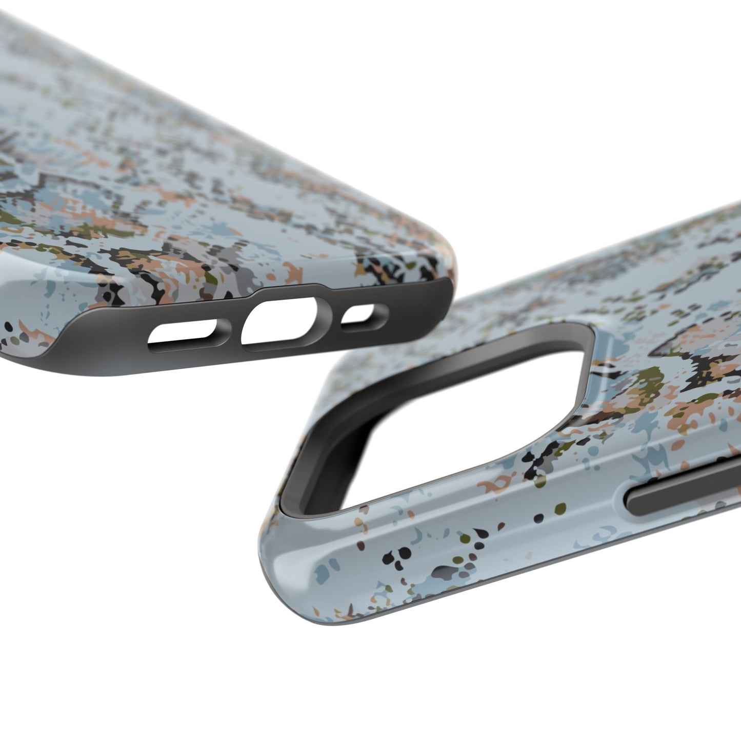 Blue Snake Skin Magnetic Impact Phone Case