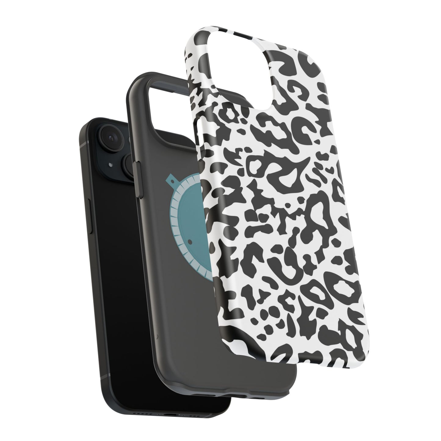 Leopard Print Magnetic Impact-Resistant Phone Case