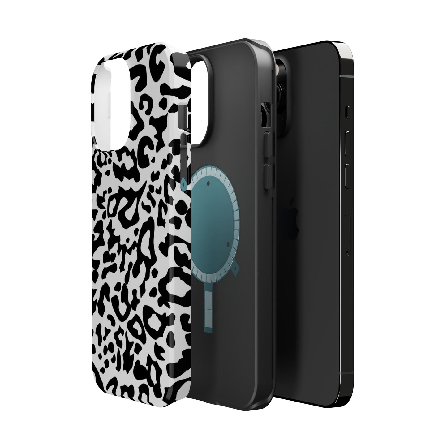 Leopard Print Magnetic Impact-Resistant Phone Case