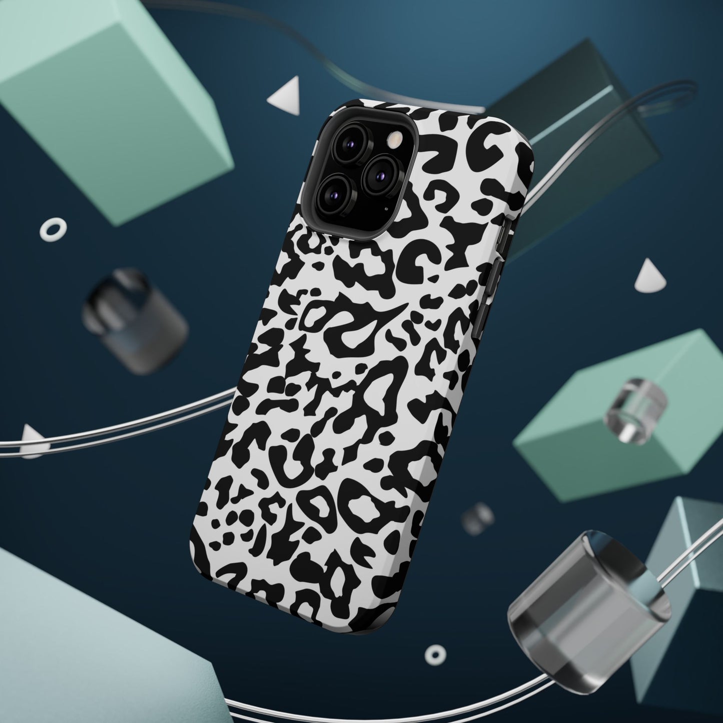 Leopard Print Magnetic Impact-Resistant Phone Case