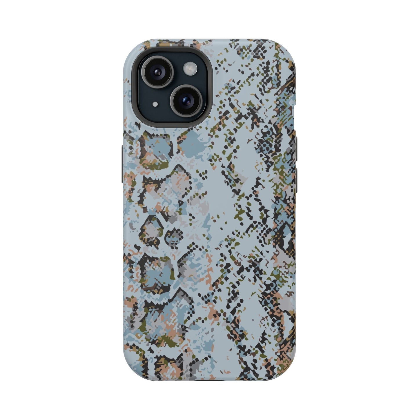 Blue Snake Skin Magnetic Impact Phone Case