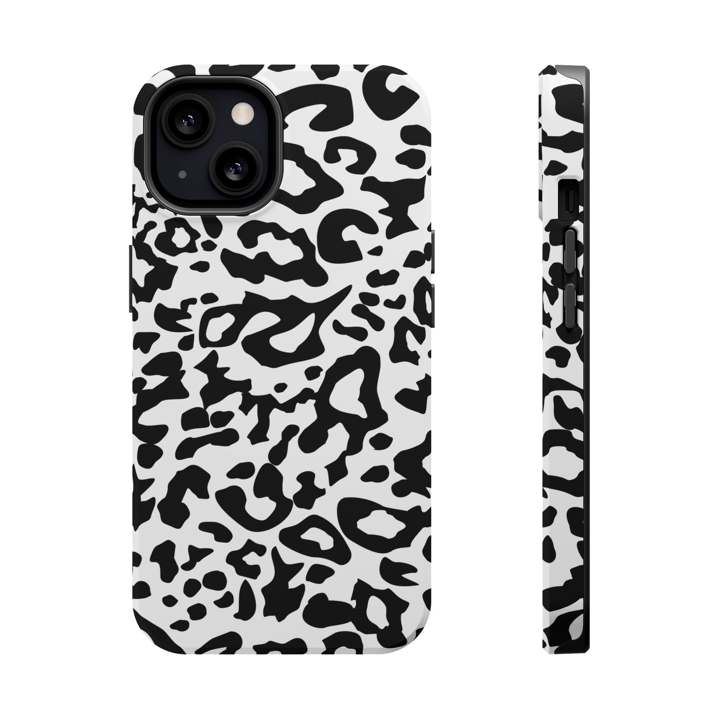 Leopard Print Magnetic Impact-Resistant Phone Case