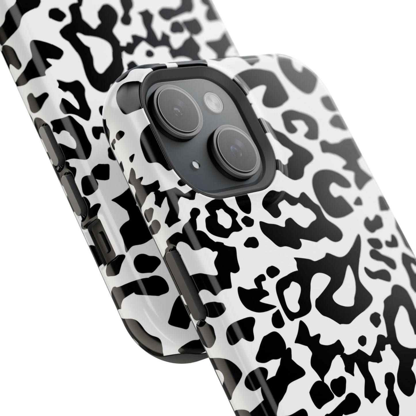 Leopard Print Magnetic Impact-Resistant Phone Case