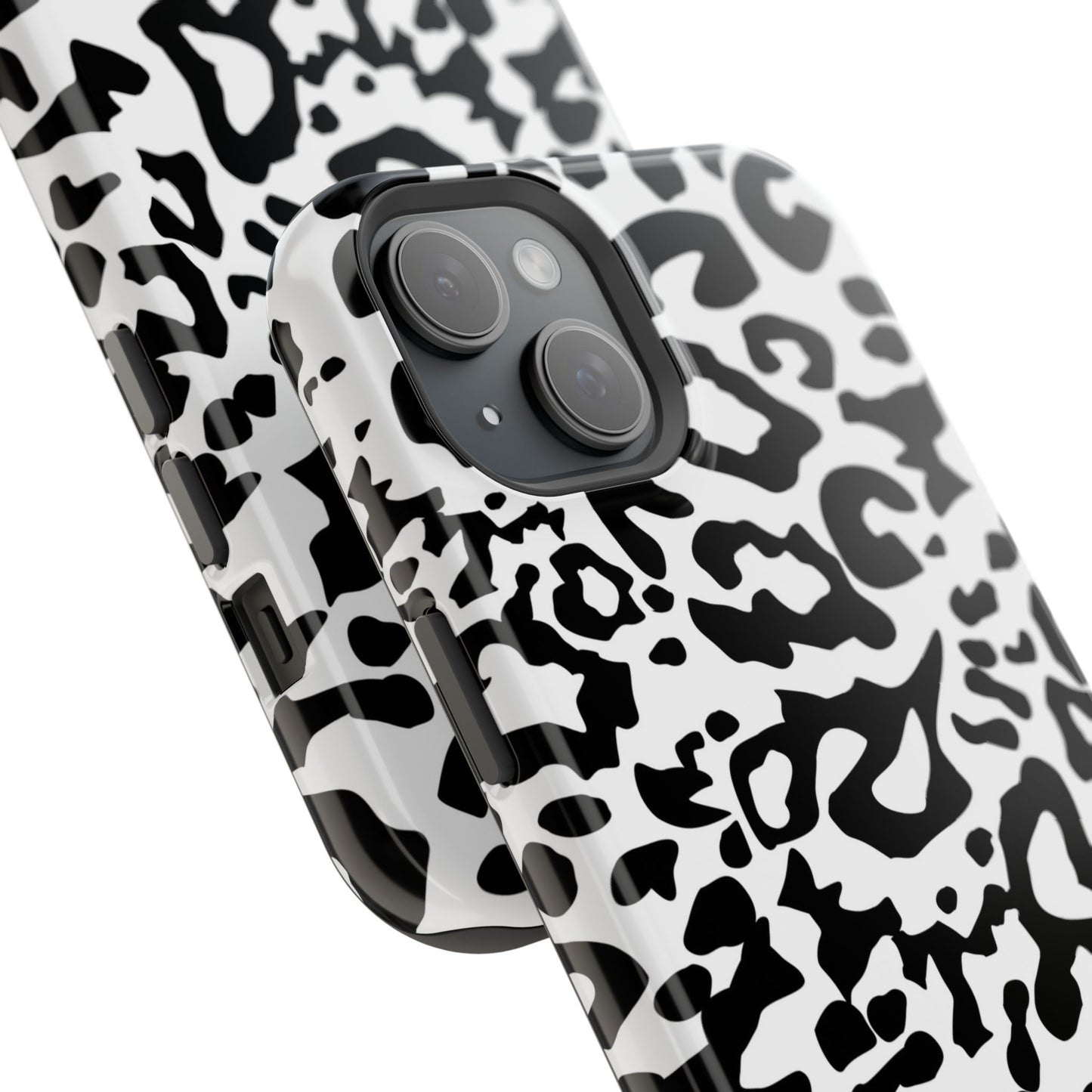 Leopard Print Magnetic Impact-Resistant Phone Case