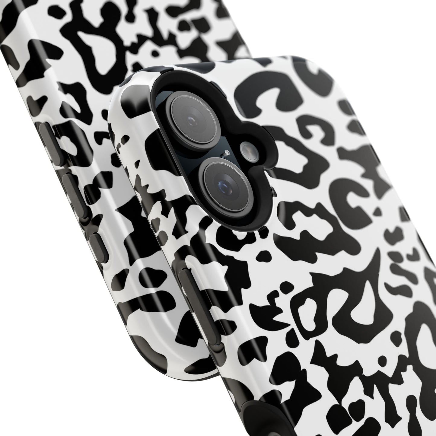 Leopard Print Magnetic Impact-Resistant Phone Case