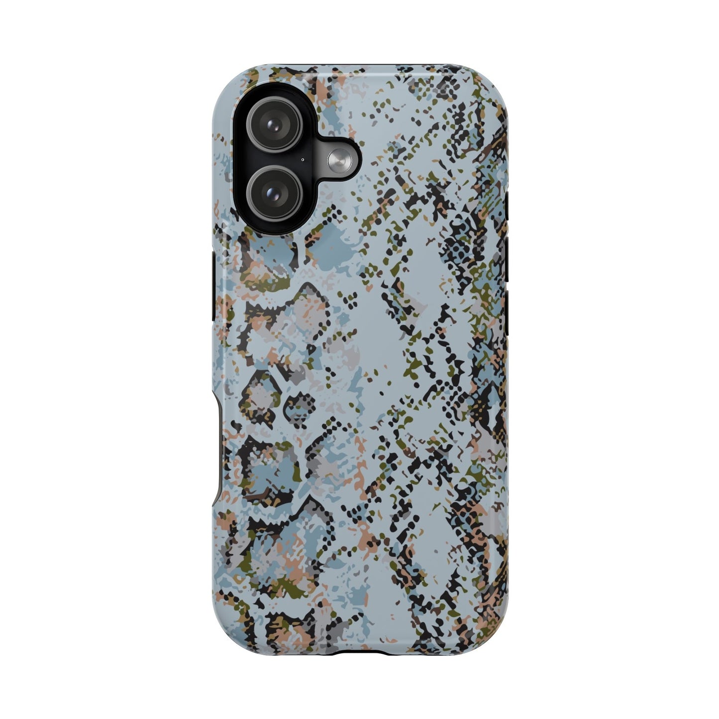 Blue Snake Skin Magnetic Impact Phone Case