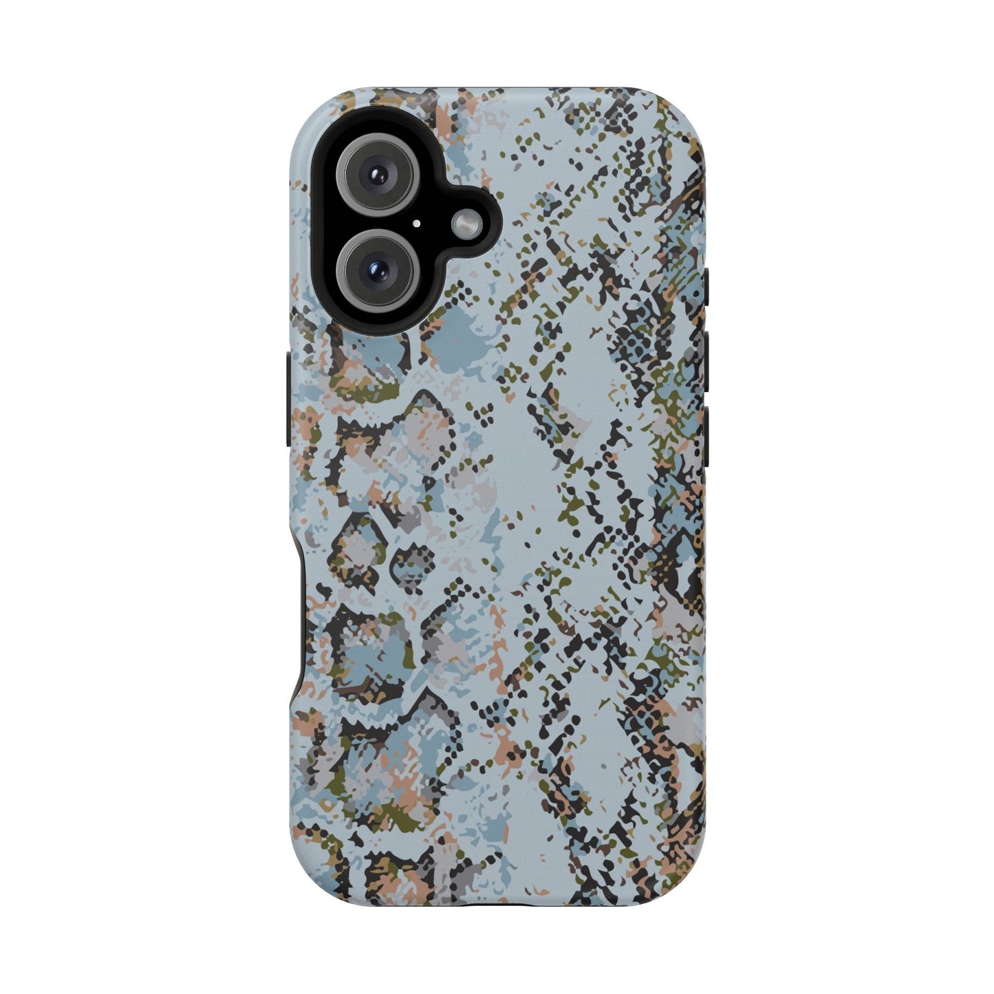 Blue Snake Skin Magnetic Impact Phone Case