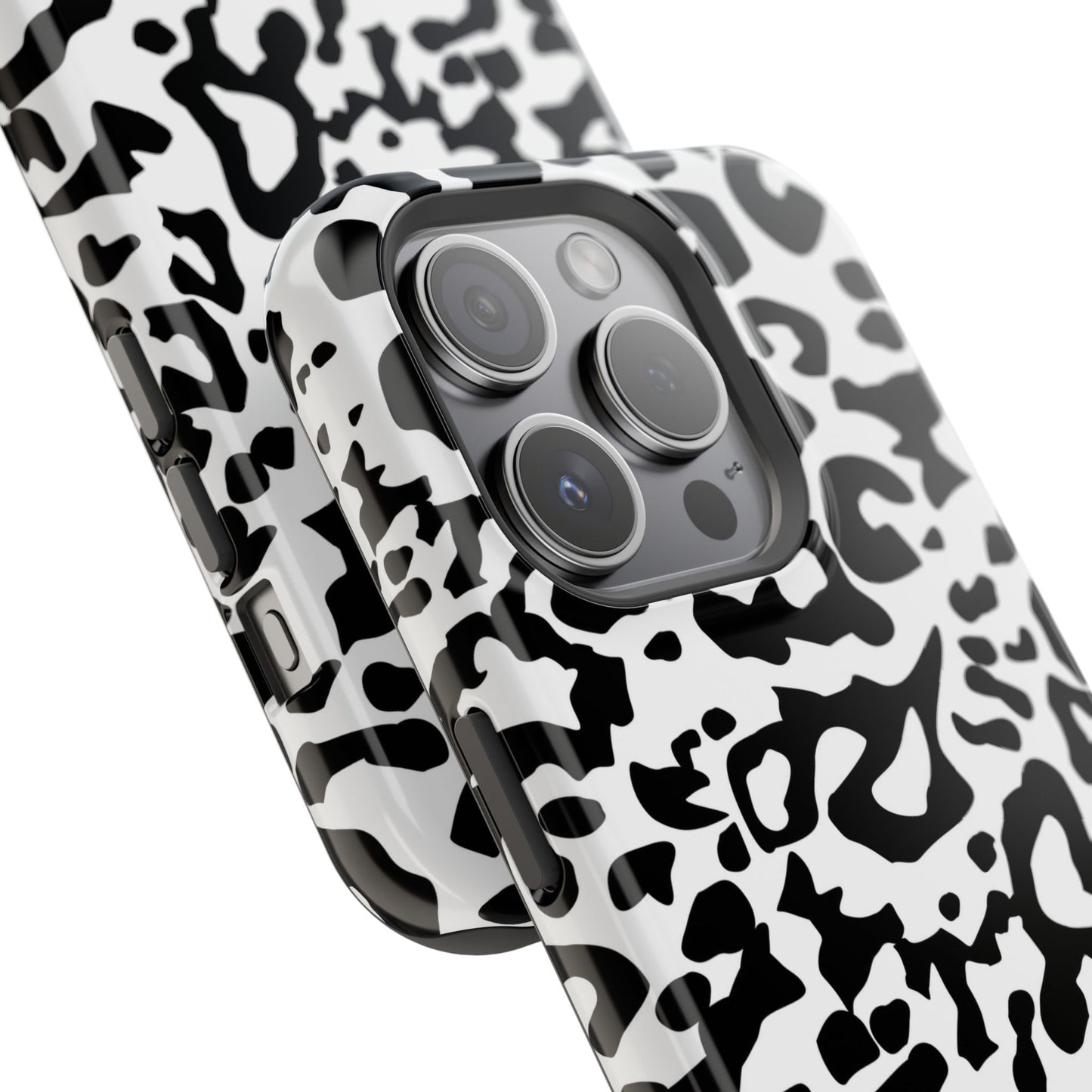 Leopard Print Magnetic Impact-Resistant Phone Case