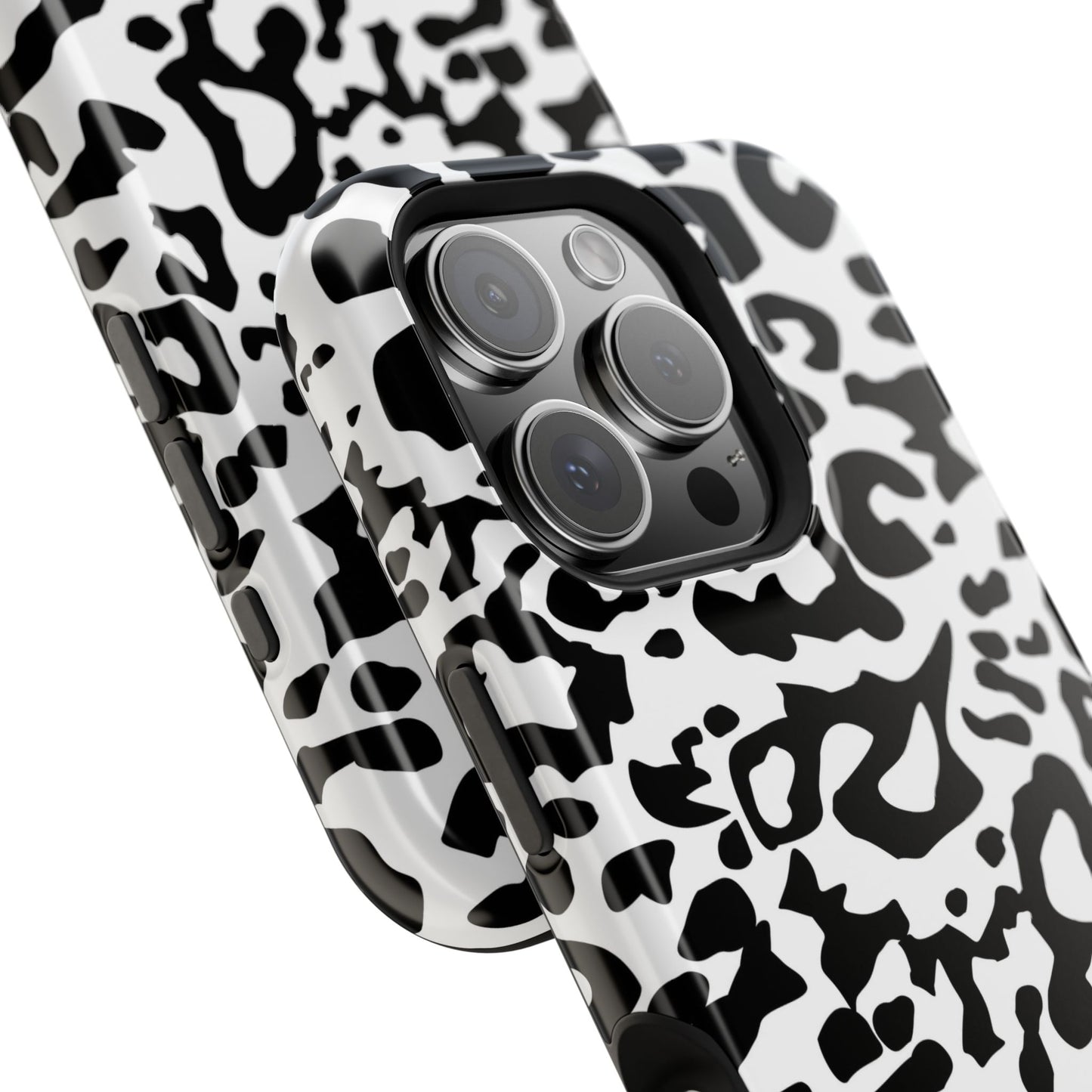 Leopard Print Magnetic Impact-Resistant Phone Case