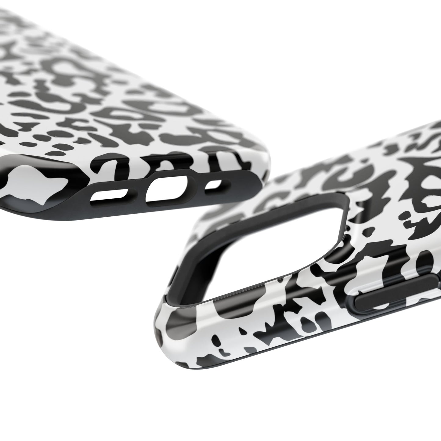 Leopard Print Magnetic Impact-Resistant Phone Case