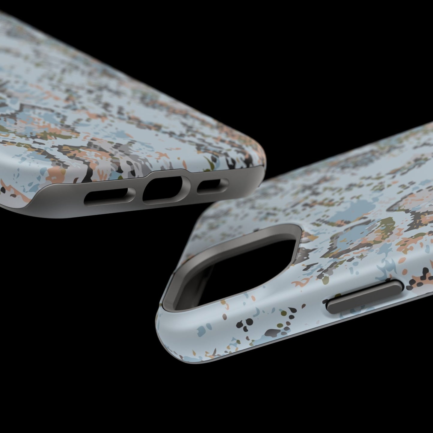 Blue Snake Skin Magnetic Impact Phone Case