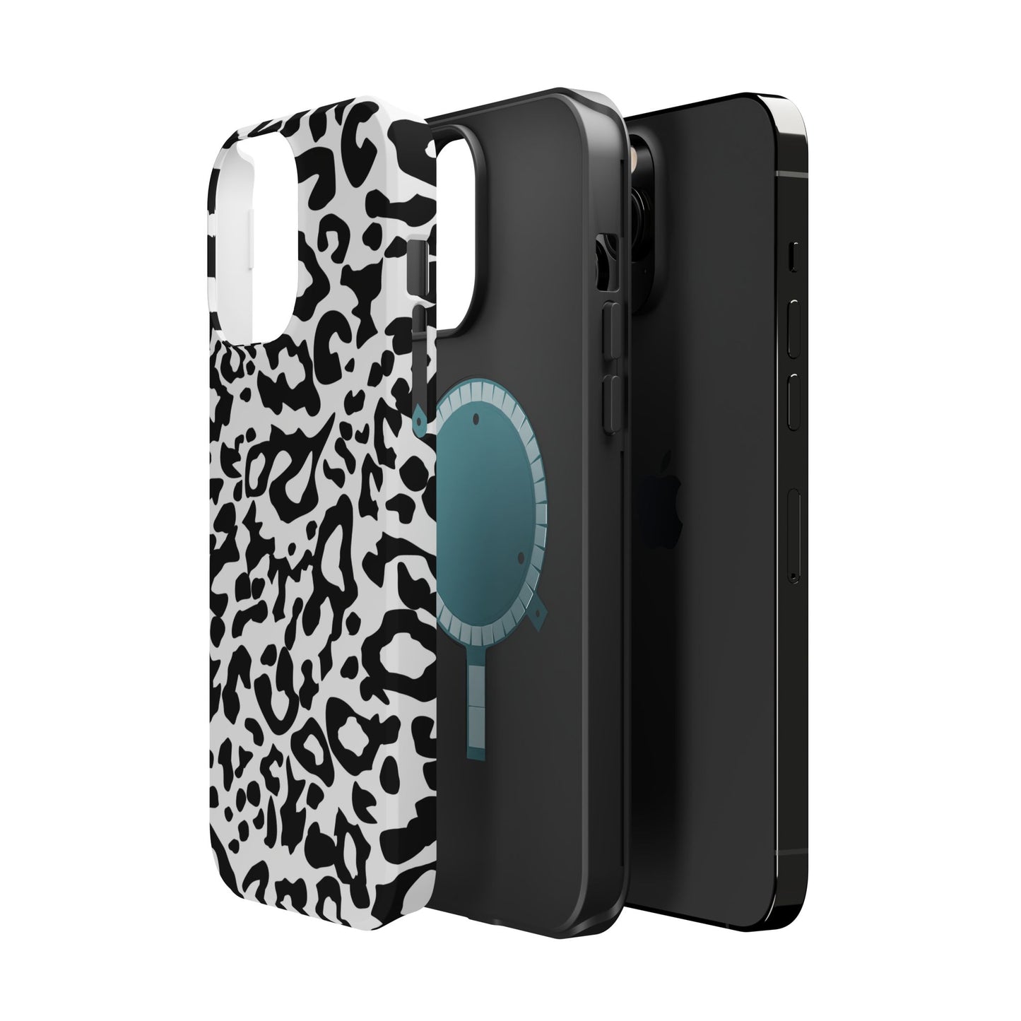 Leopard Print Magnetic Impact-Resistant Phone Case