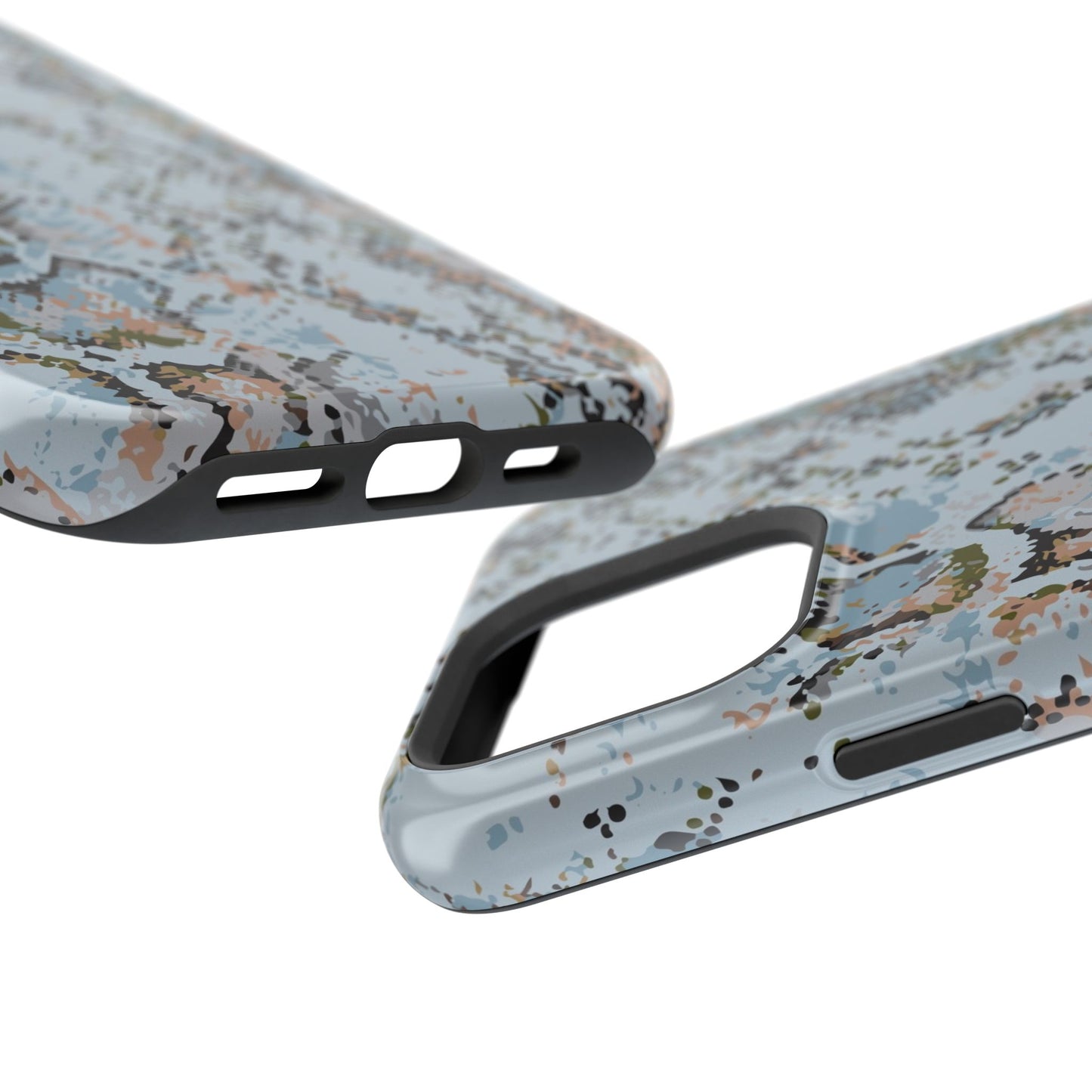 Blue Snake Skin Magnetic Impact Phone Case