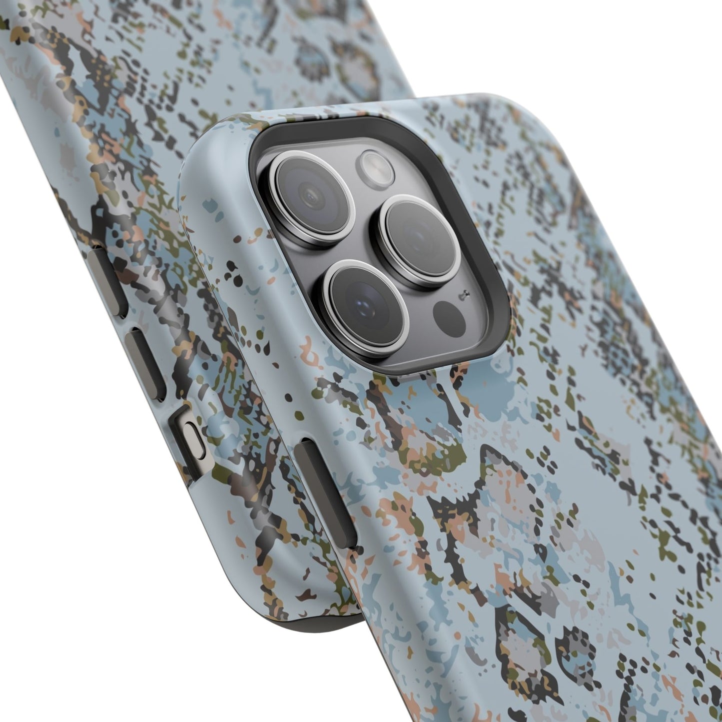 Blue Snake Skin Magnetic Impact Phone Case