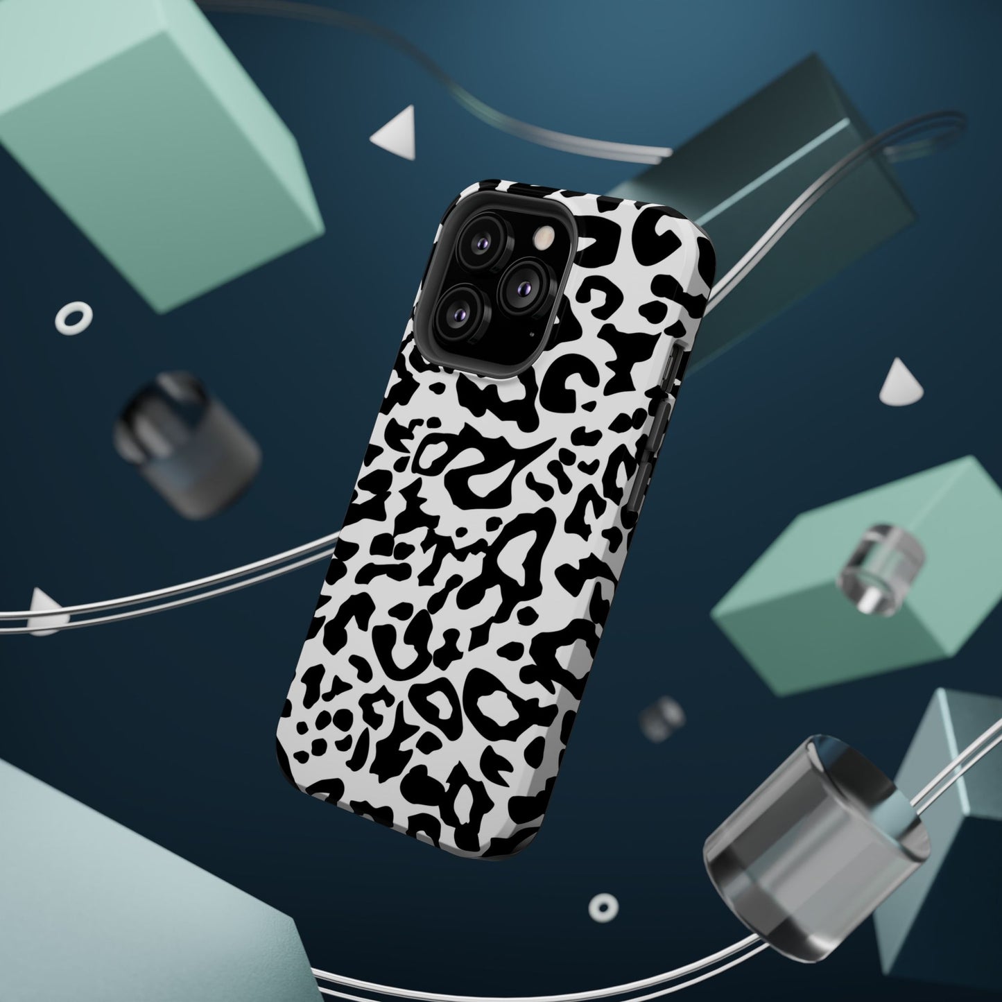 Leopard Print Magnetic Impact-Resistant Phone Case