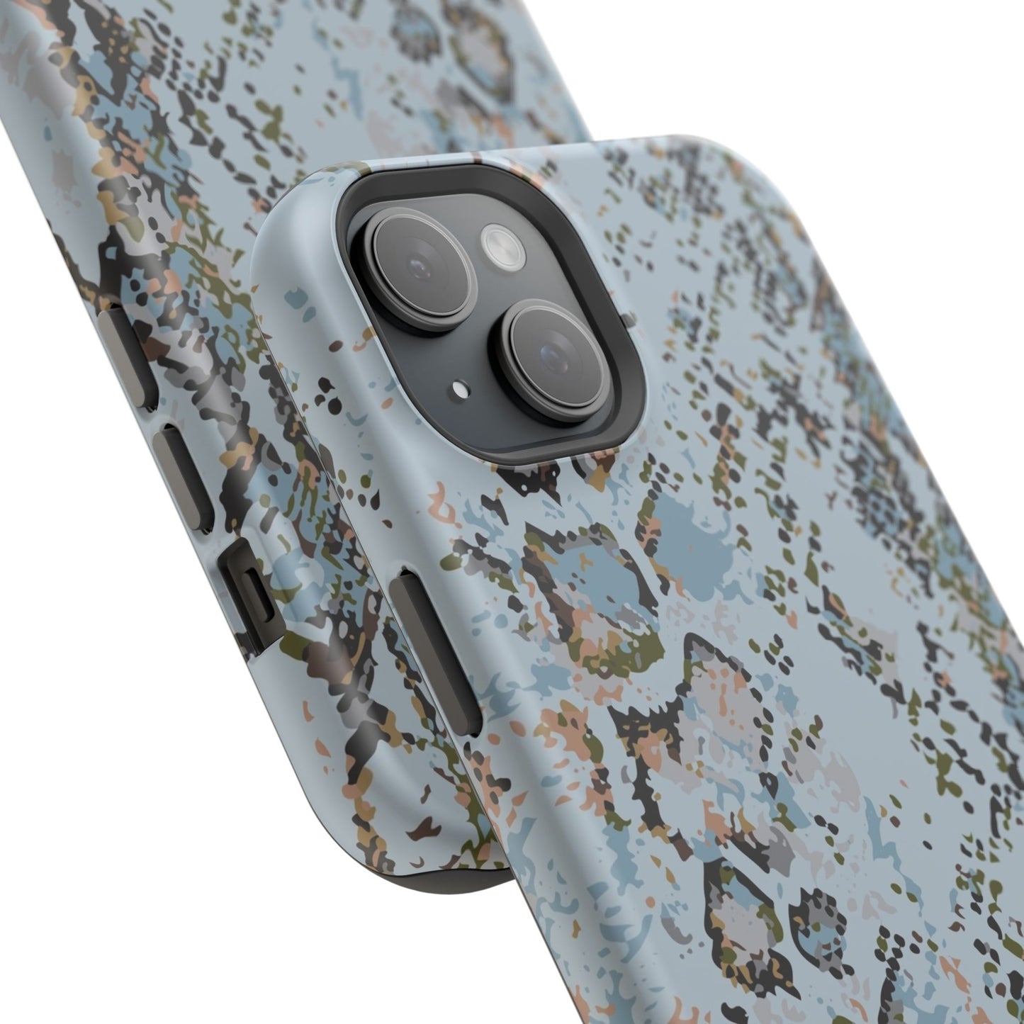 Blue Snake Skin Magnetic Impact Phone Case