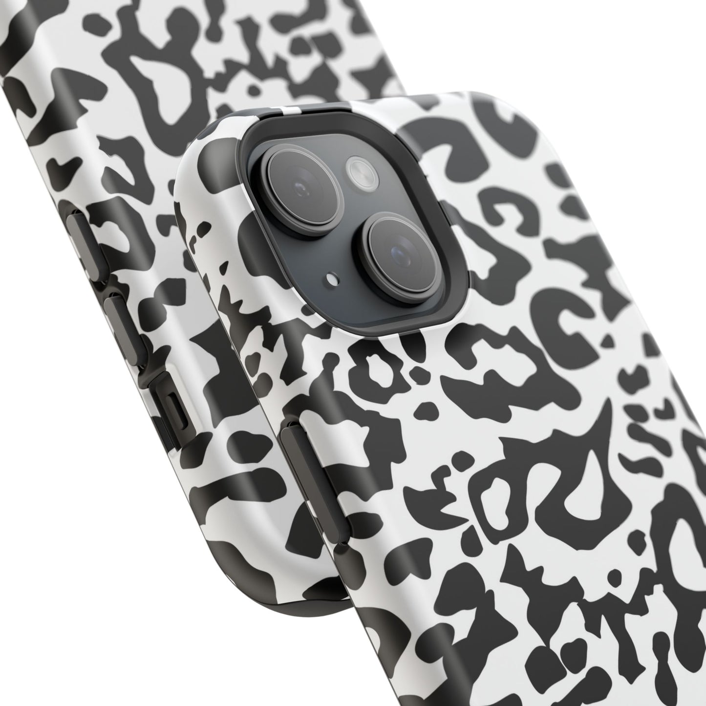 Leopard Print Magnetic Impact-Resistant Phone Case
