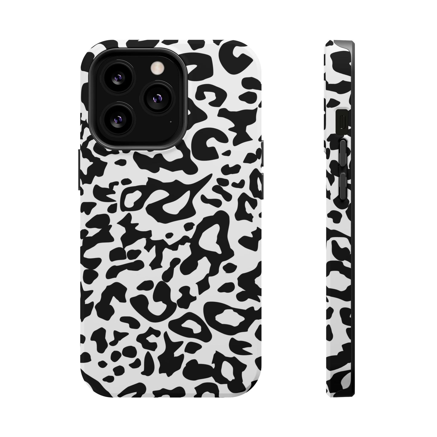 Leopard Print Magnetic Impact-Resistant Phone Case