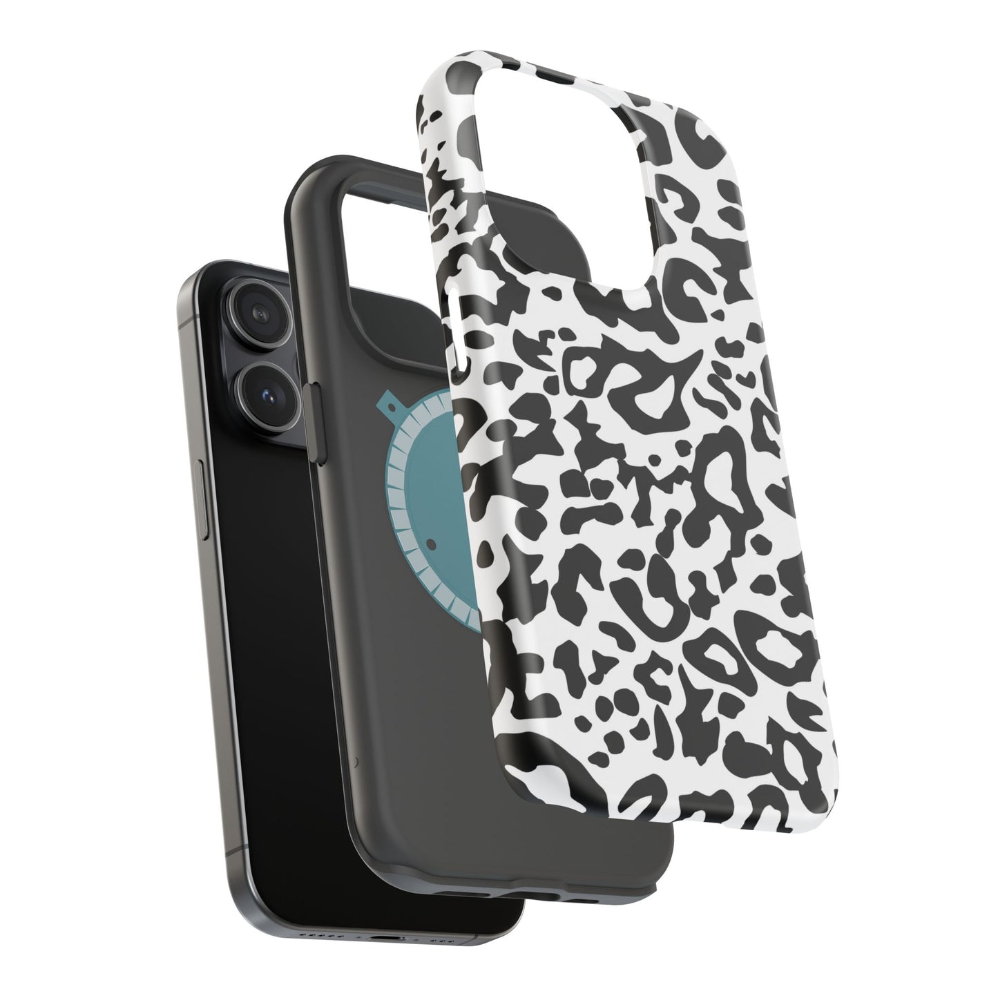 Leopard Print Magnetic Impact-Resistant Phone Case