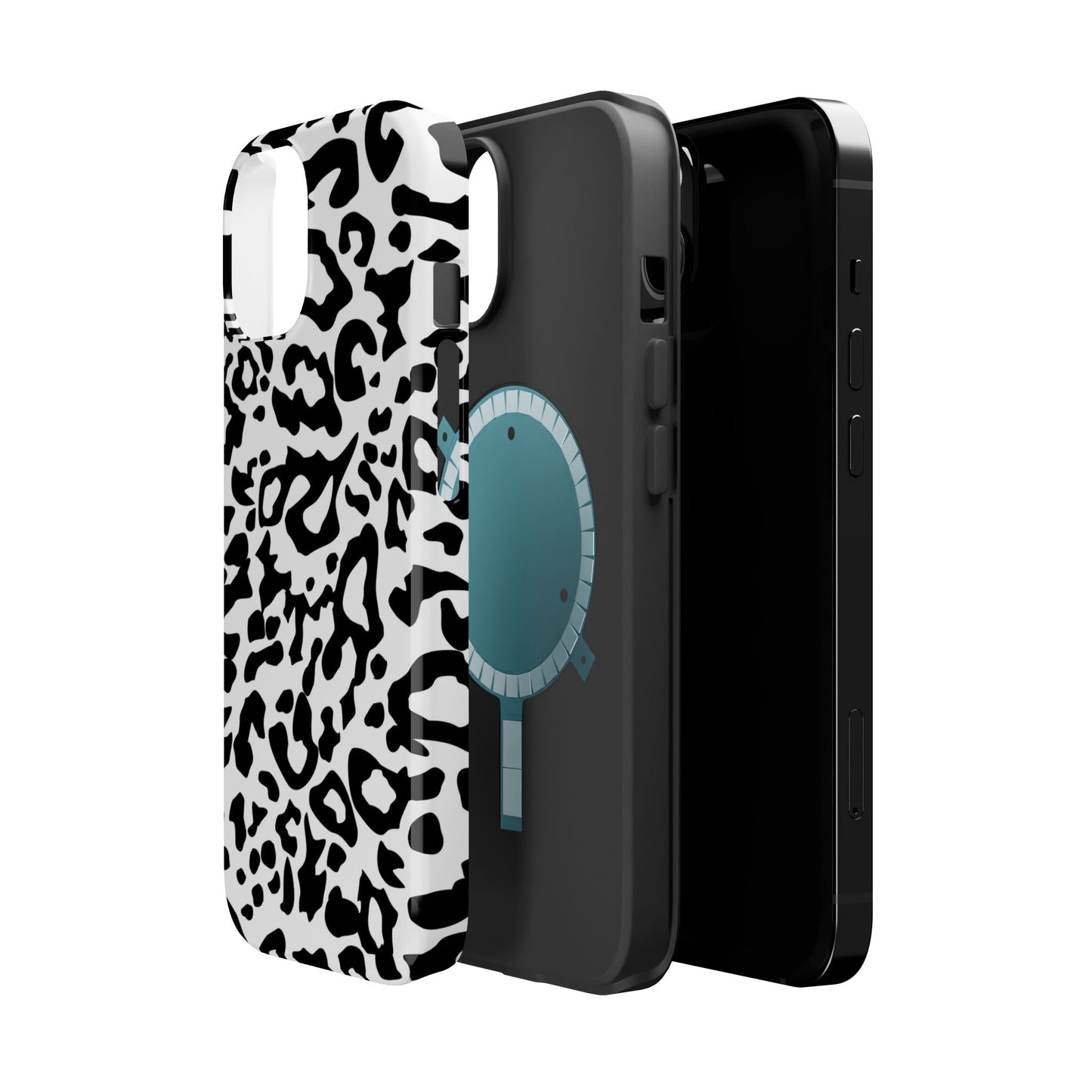 Leopard Print Magnetic Impact-Resistant Phone Case