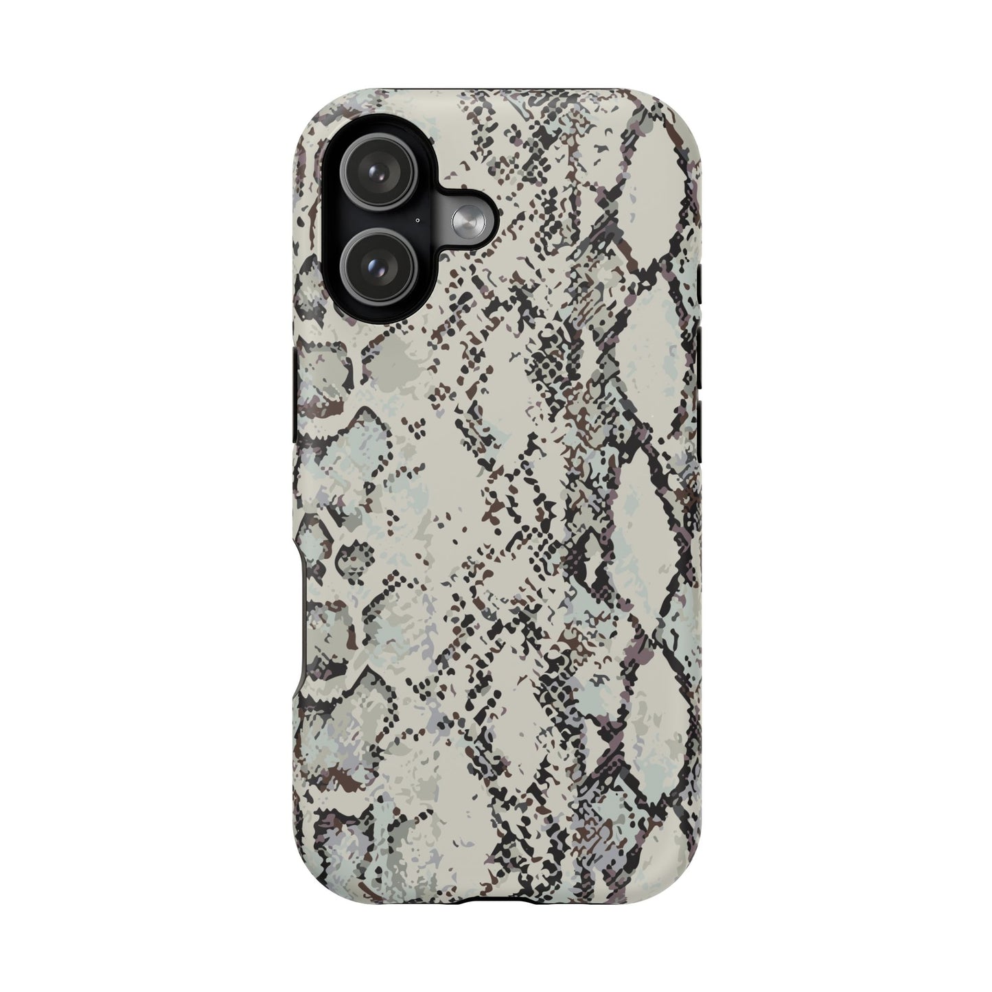 Snake Print Magnetic Impact-Resistant Phone Case