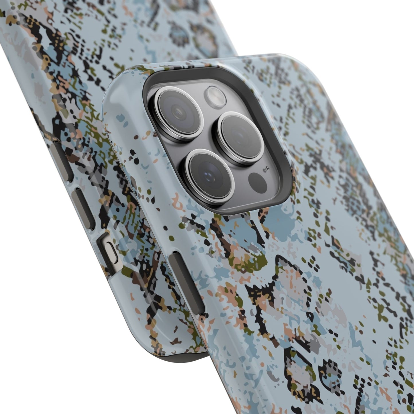 Blue Snake Skin Magnetic Impact Phone Case