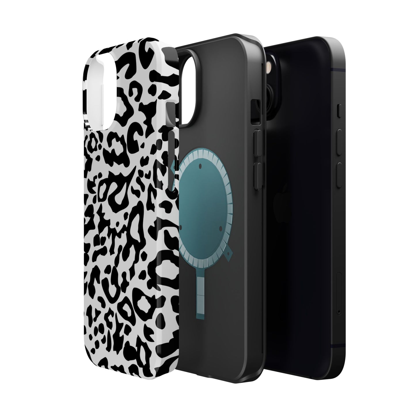 Leopard Print Magnetic Impact-Resistant Phone Case