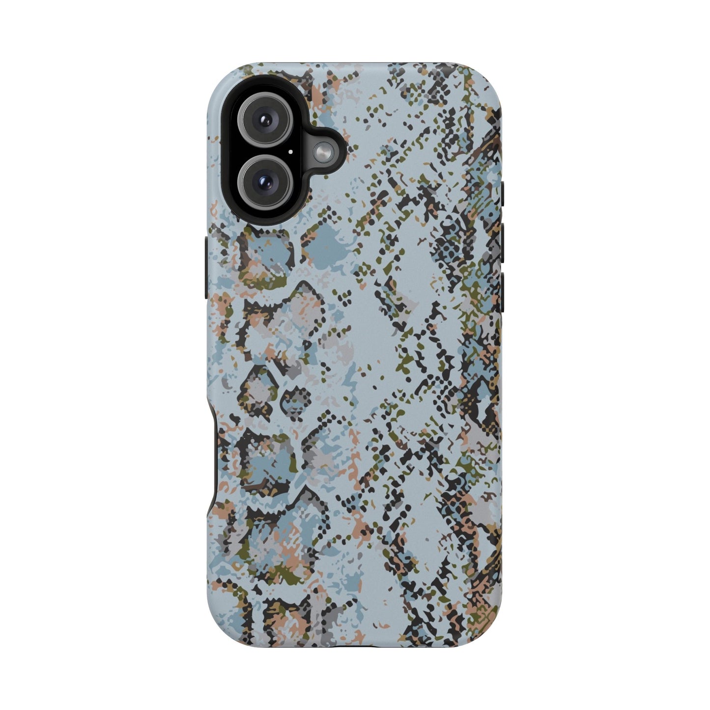 Blue Snake Skin Magnetic Impact Phone Case