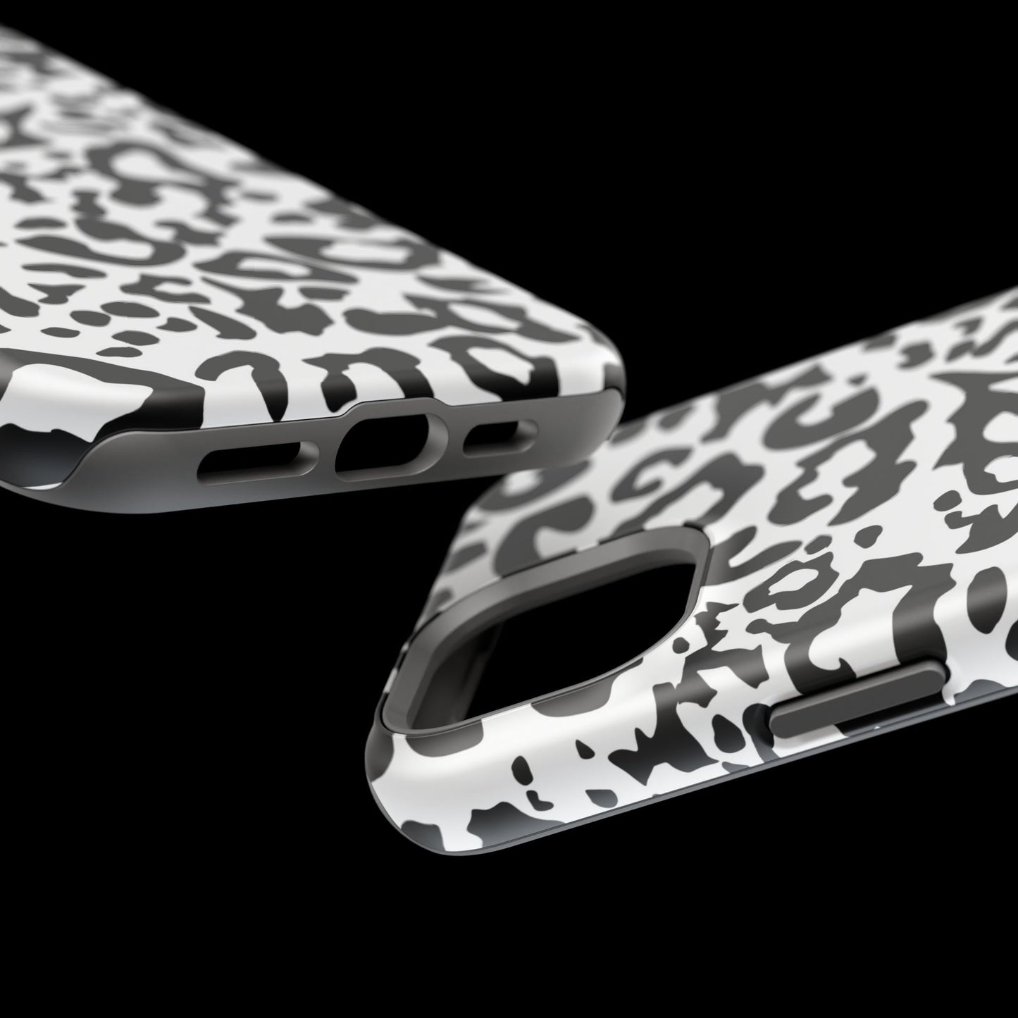 Leopard Print Magnetic Impact-Resistant Phone Case
