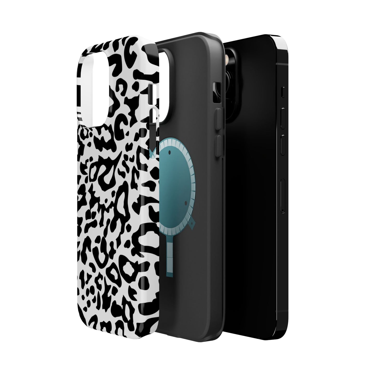 Leopard Print Magnetic Impact-Resistant Phone Case