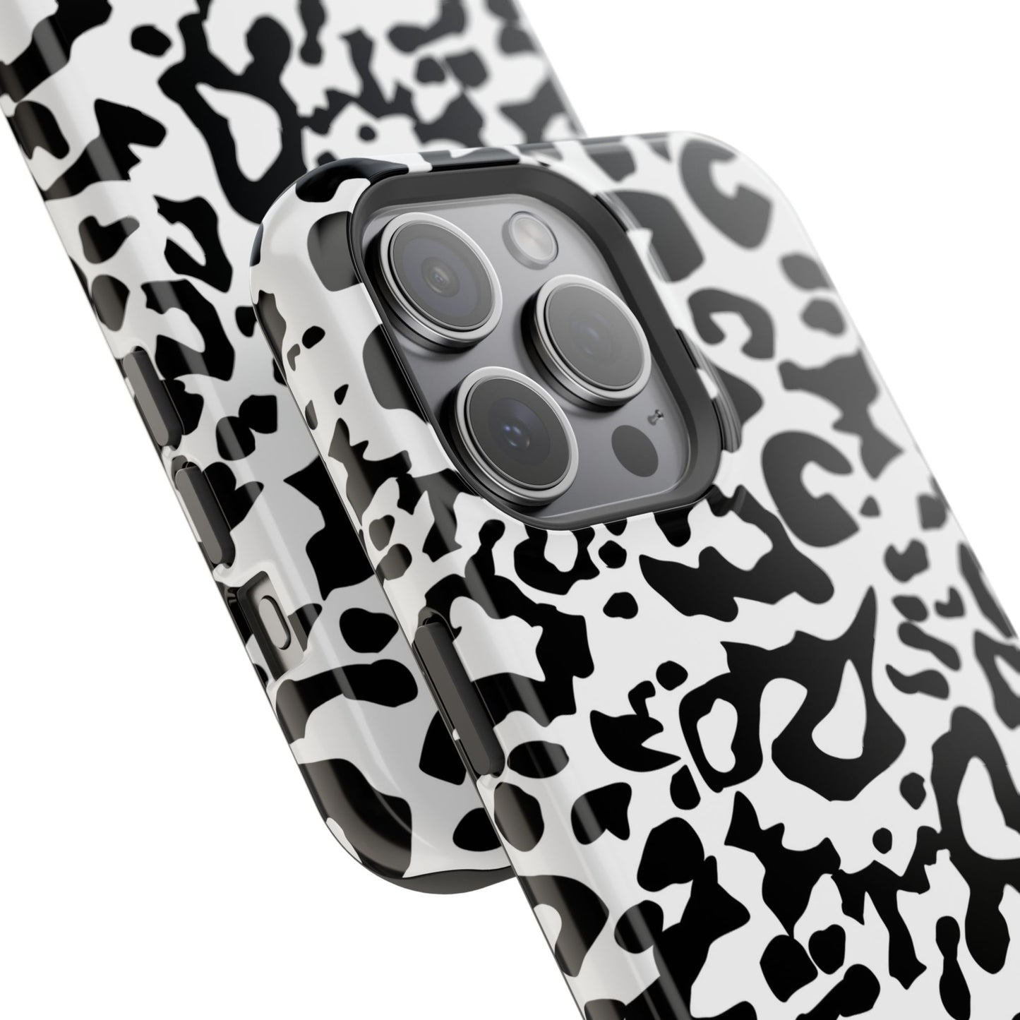 Leopard Print Magnetic Impact-Resistant Phone Case