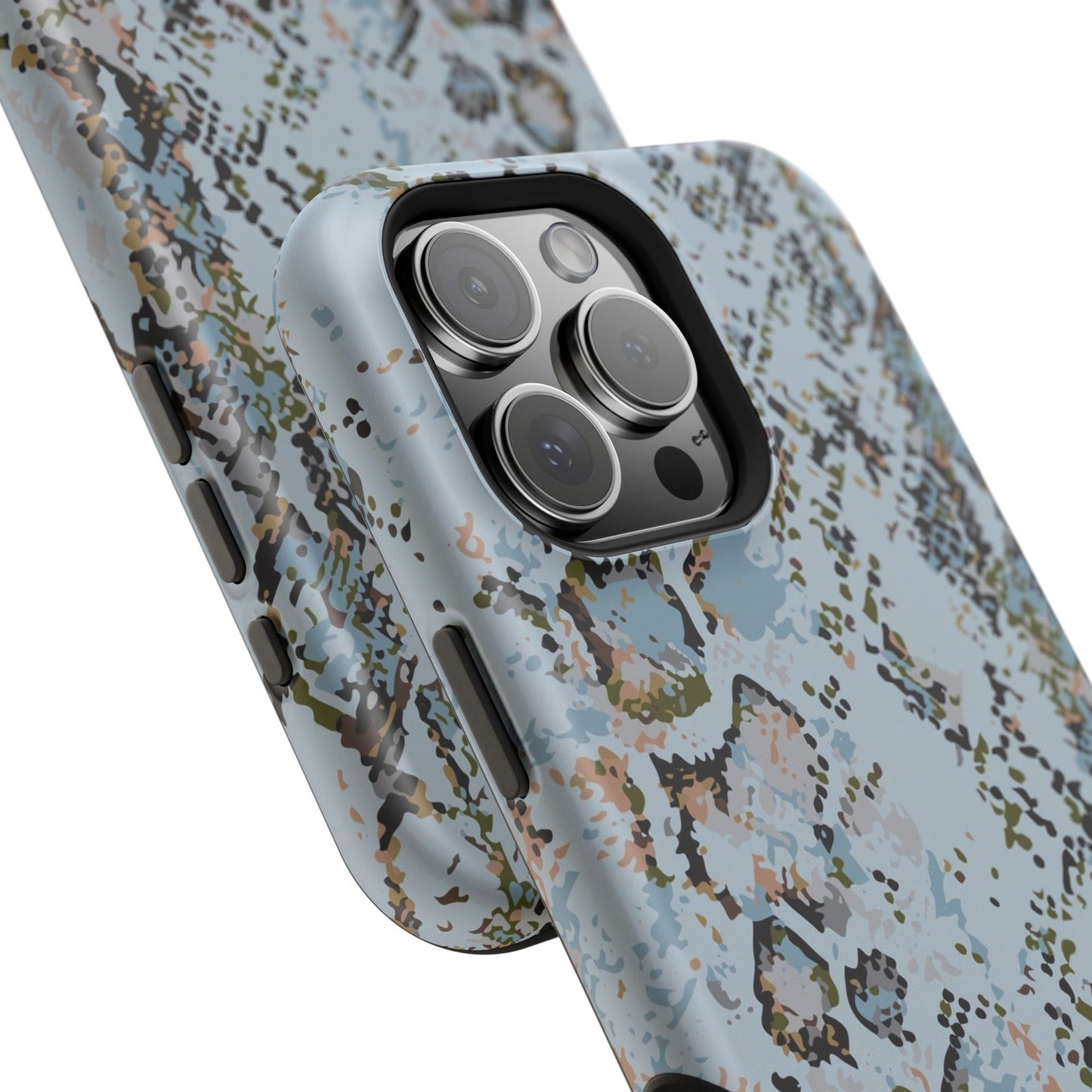 Blue Snake Skin Magnetic Impact Phone Case