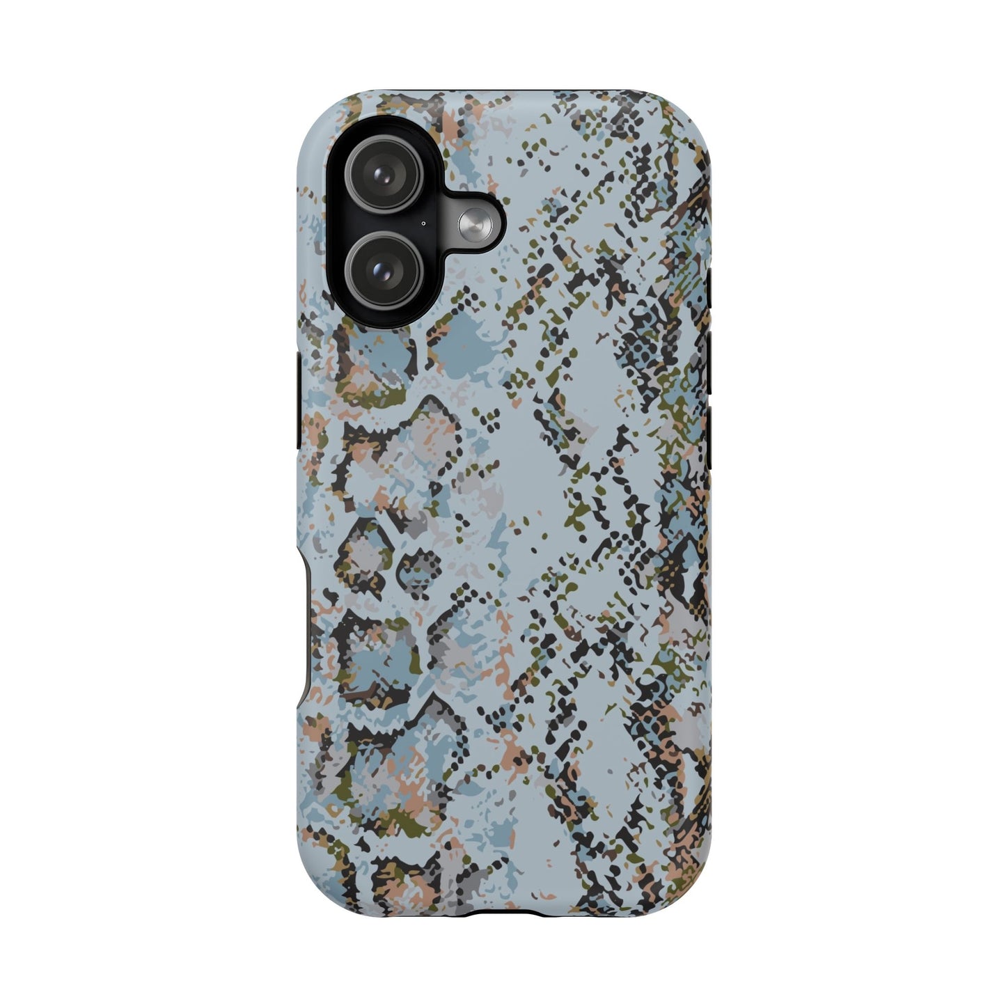 Blue Snake Skin Magnetic Impact Phone Case