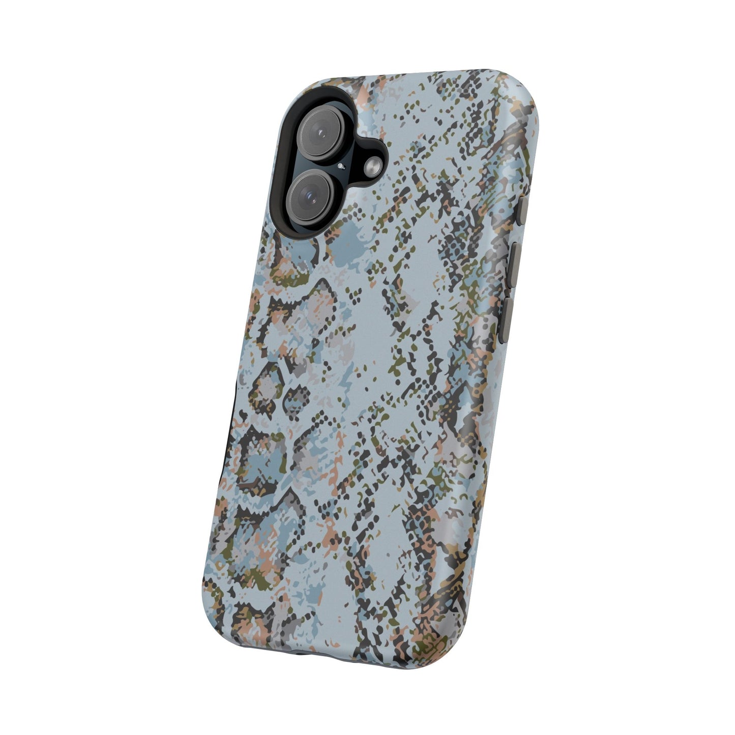 Blue Snake Skin Magnetic Impact Phone Case