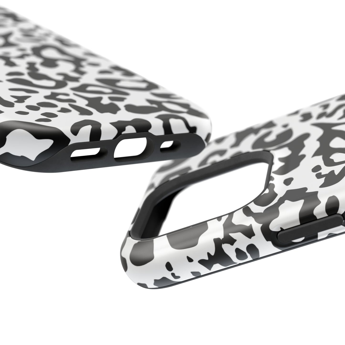 Leopard Print Magnetic Impact-Resistant Phone Case
