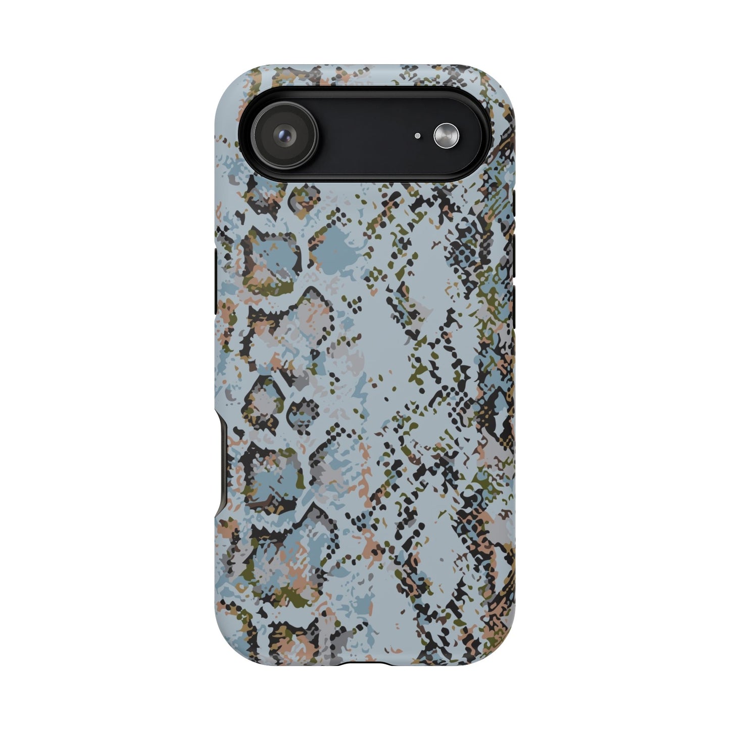 Blue Snake Skin Magnetic Impact Phone Case