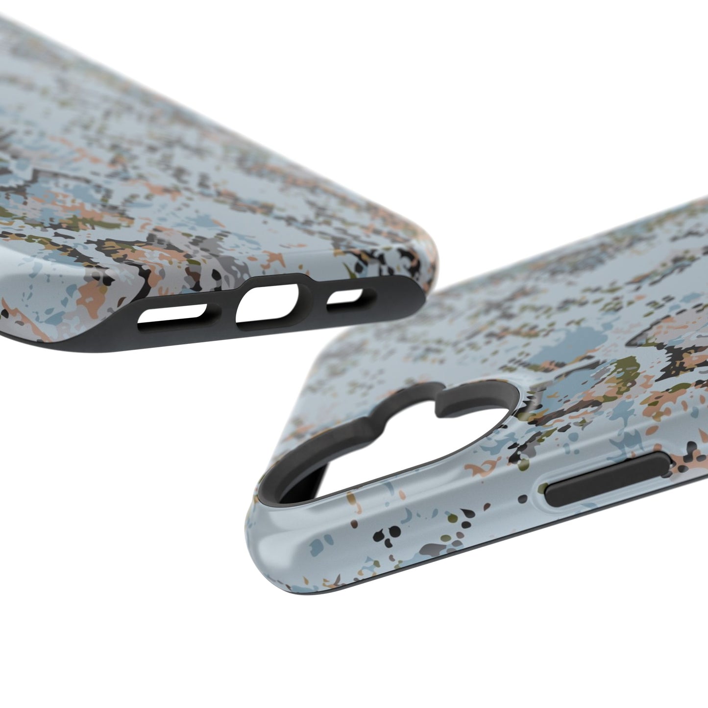 Blue Snake Skin Magnetic Impact Phone Case